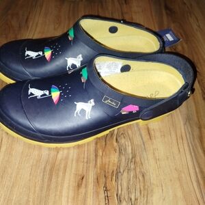 Joules Navy Rainbow Dog Mules